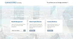 Desktop Screenshot of canaccordgenuity.com